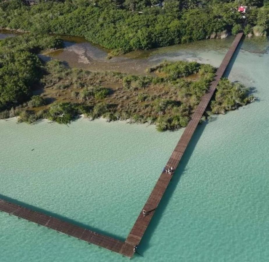 Muelle36 Hostel Bacalar Kültér fotó